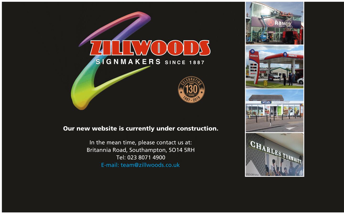 Zillwoods Limited Website