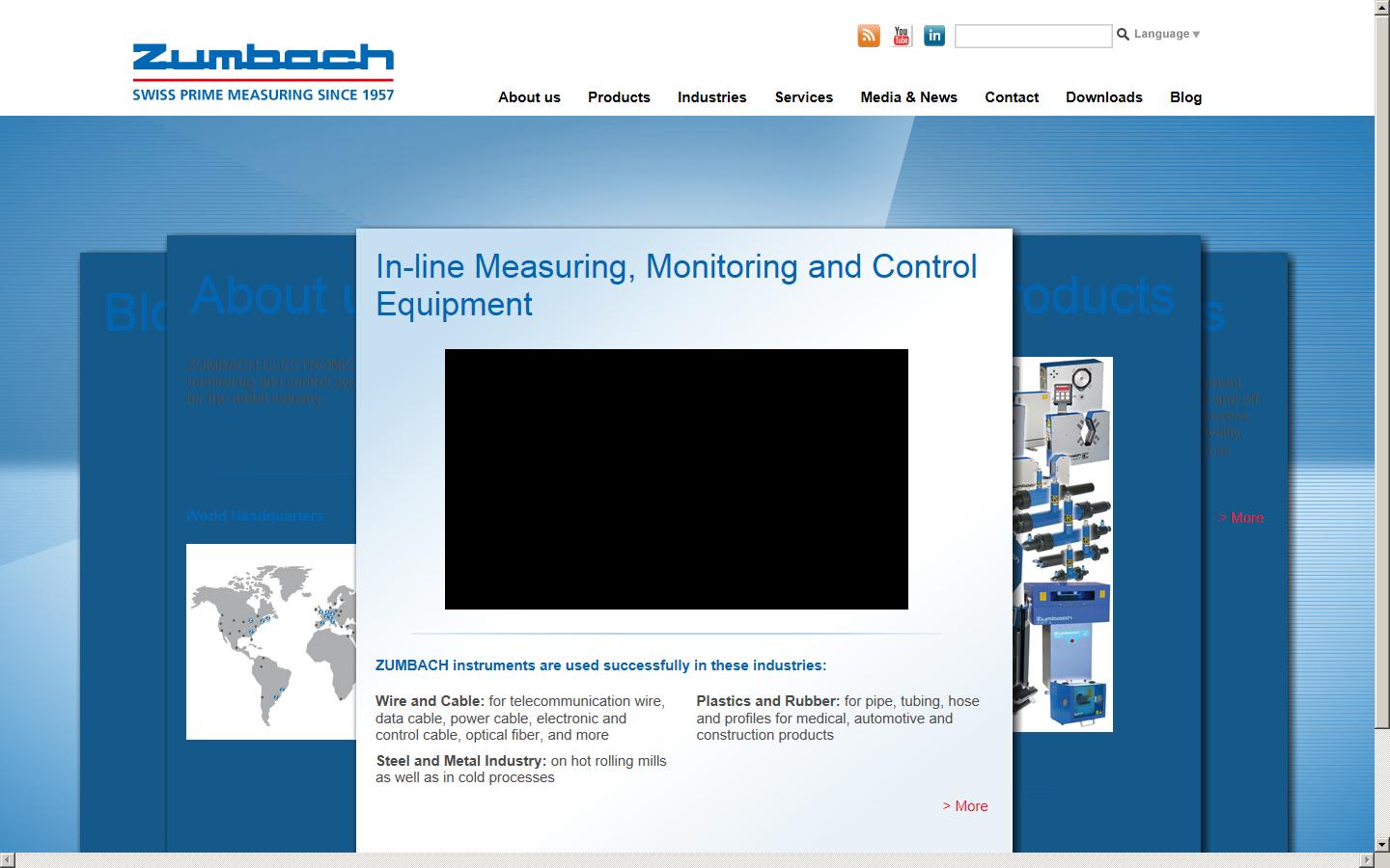 Zumbach Electronics Ltd Website