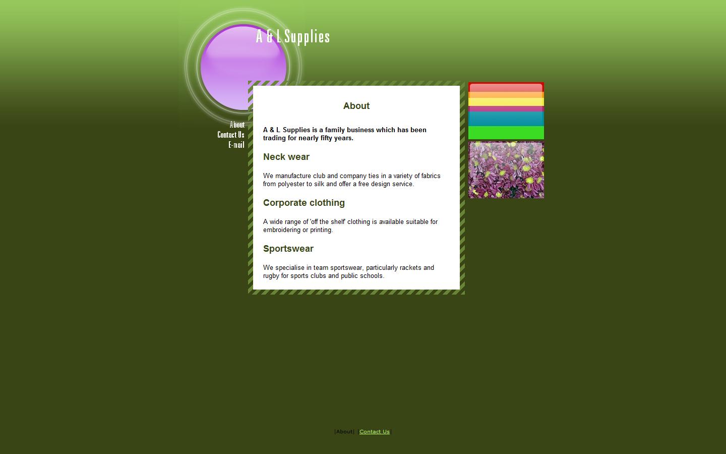 A & L Supplies  Website