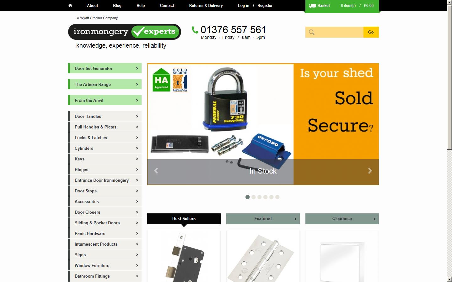 Ironmongery Experts Website
