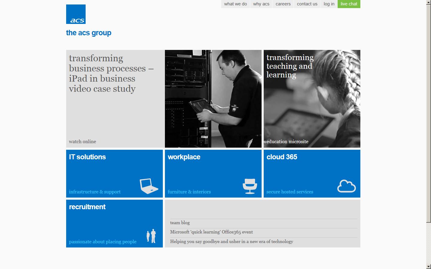A C S Recruitment Consultants Ltd Website