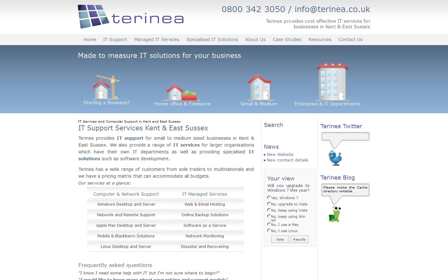 Terinea Website