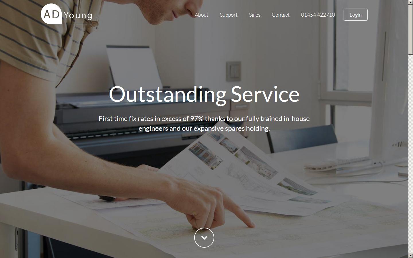 AD Young Technical Services Website