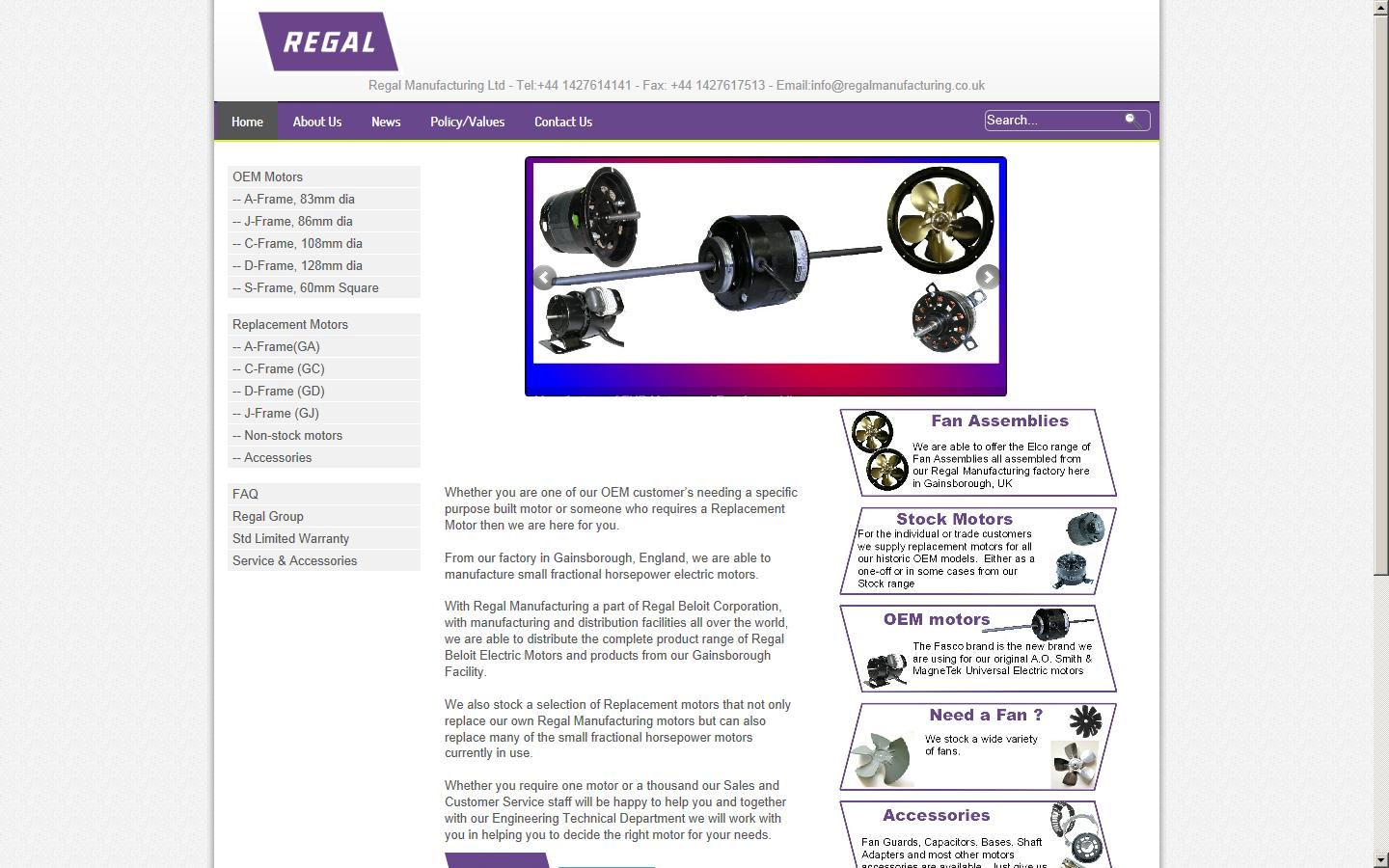 A O Smith Electrical Products Ltd. - Gainsborough Website