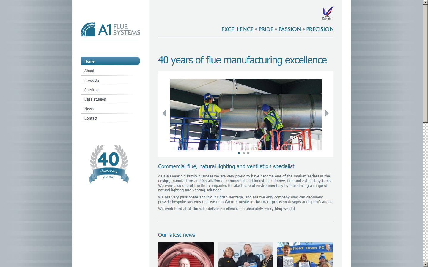A1 Flue Systems Website