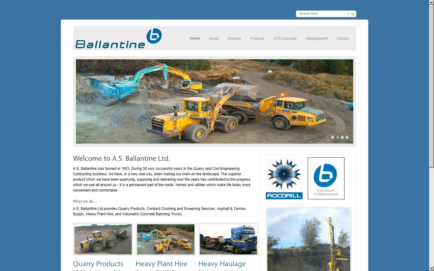 A S Ballantine Ltd Website