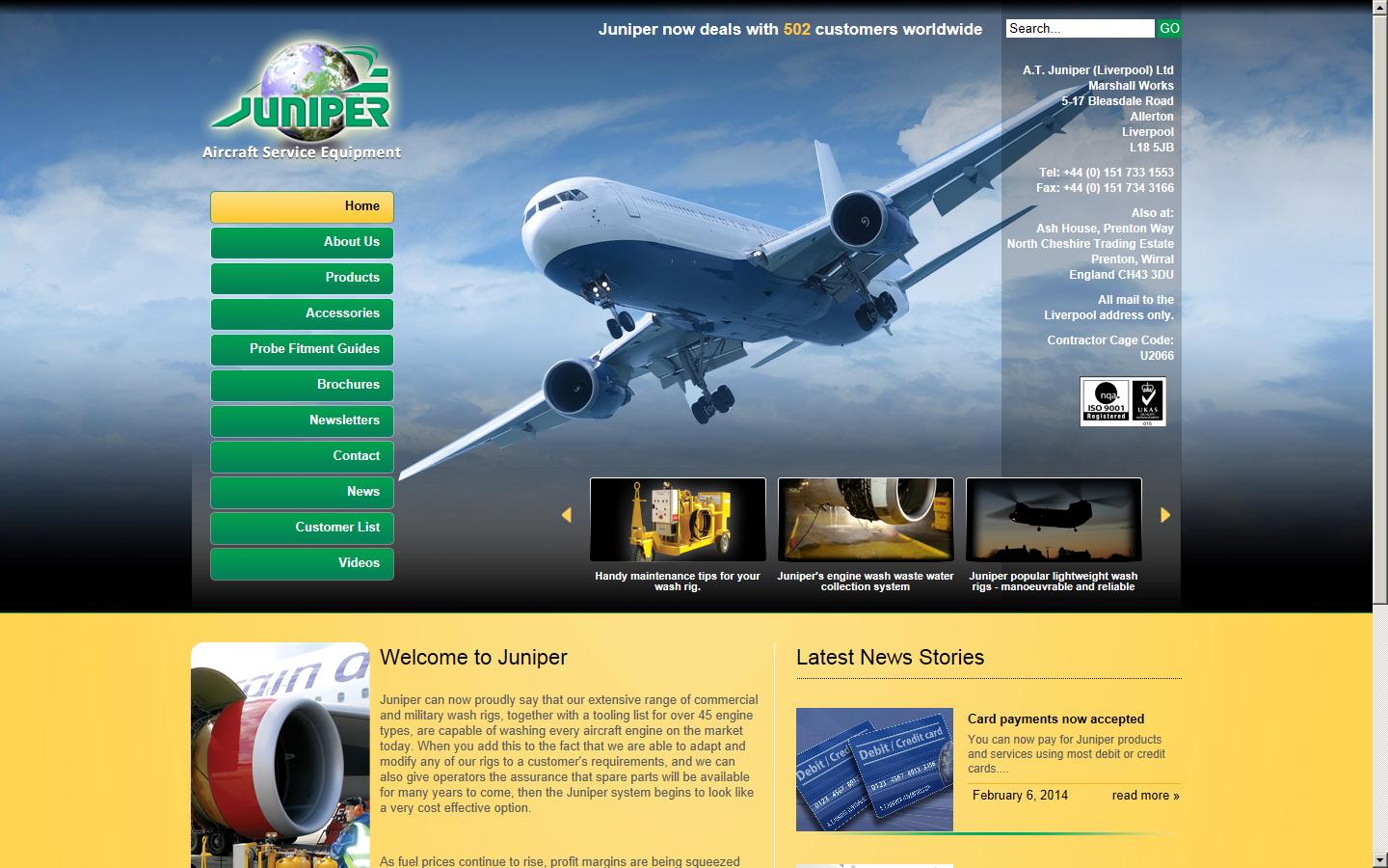A.T. Juniper Ltd Website