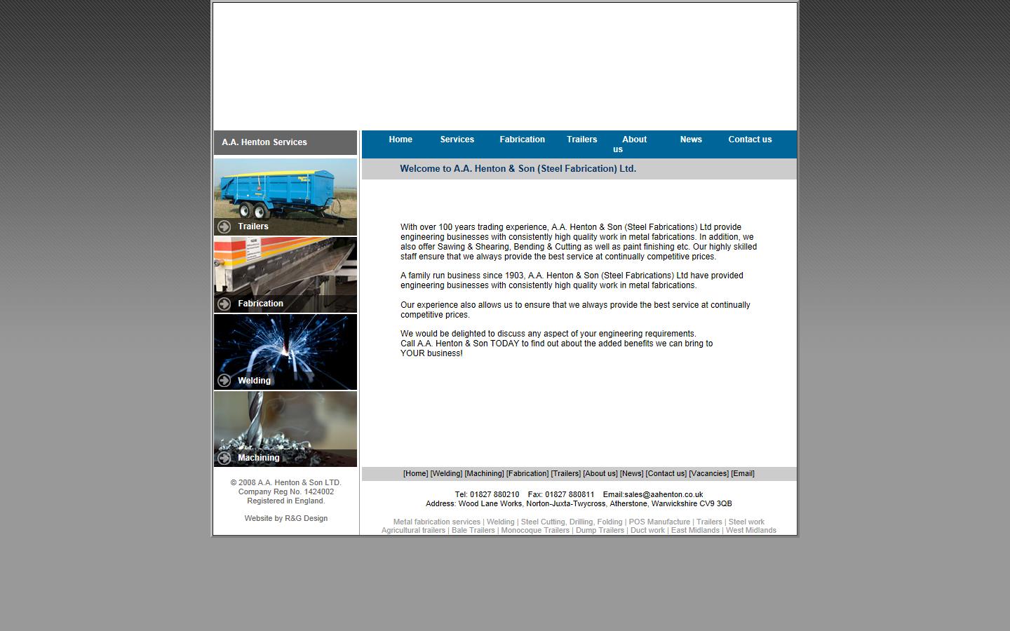 A.A. Henton & Son Ltd. Website