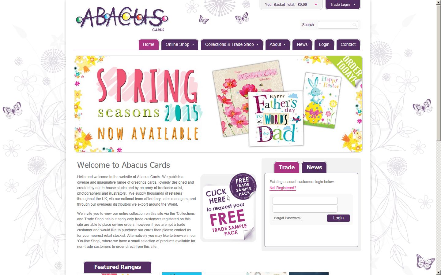 Abacus Cards Website