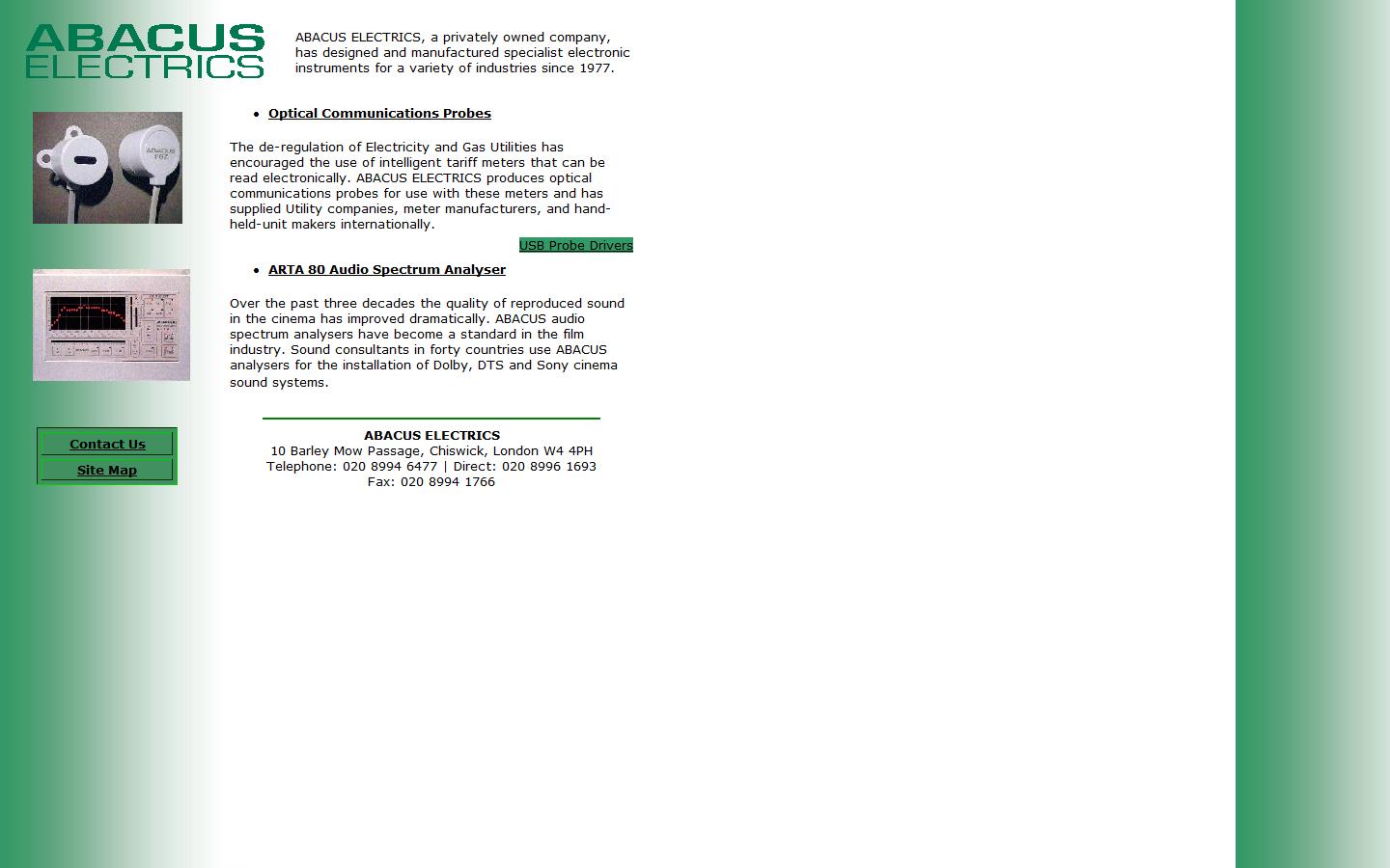 ABACUS ELECTRICS Website