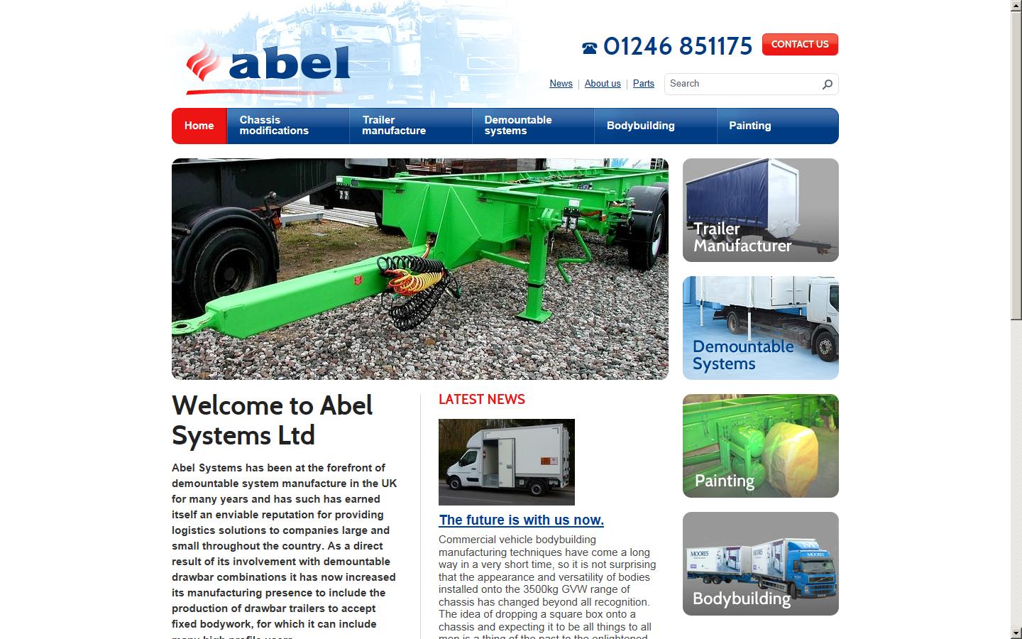 Abel Systems Ltd Website