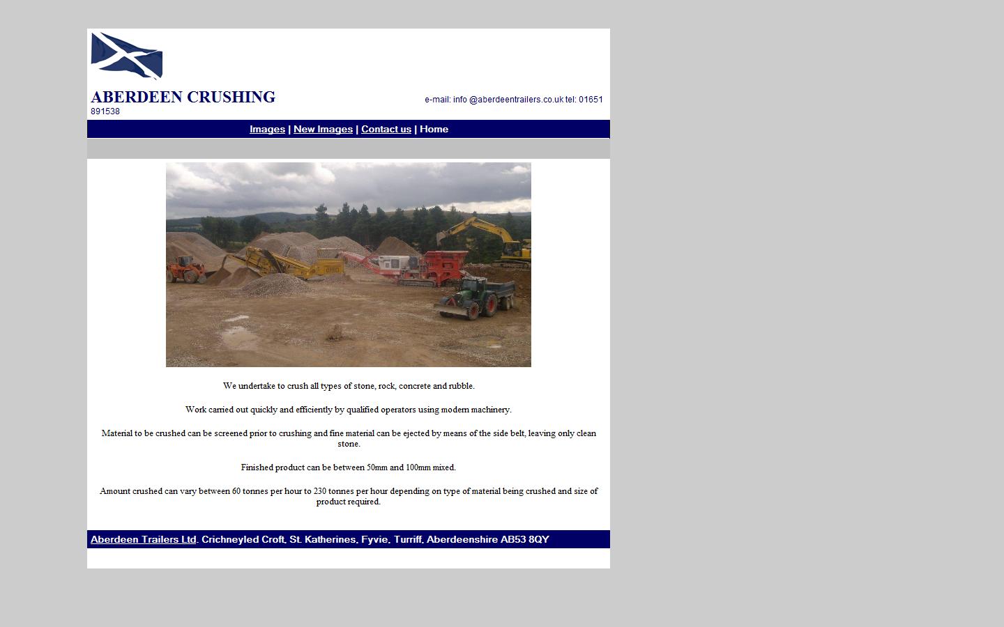 Aberdeen Crushing Website