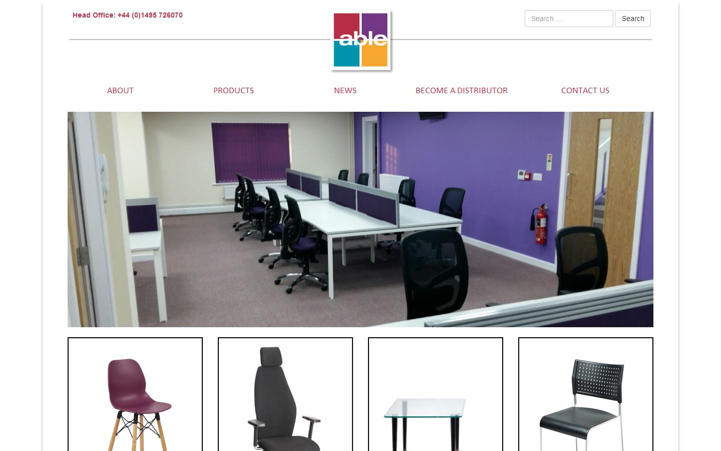 Able Office Furniture Ltd Website