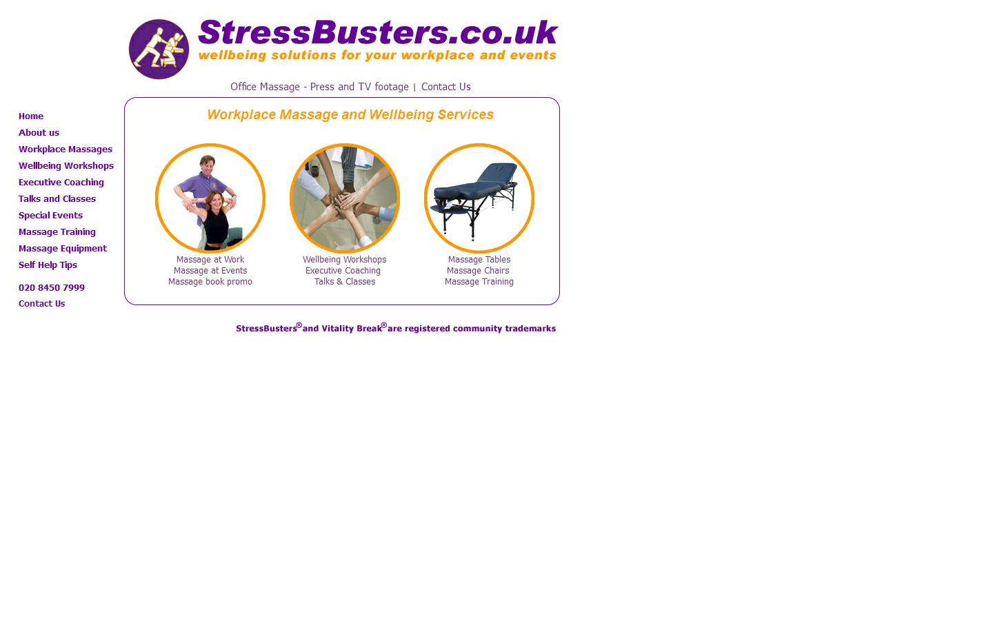 Stress Busters Ltd Website