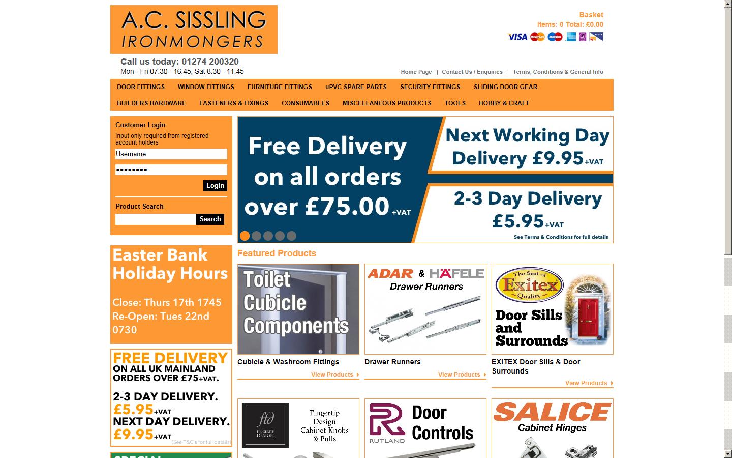 A C Sissling Website