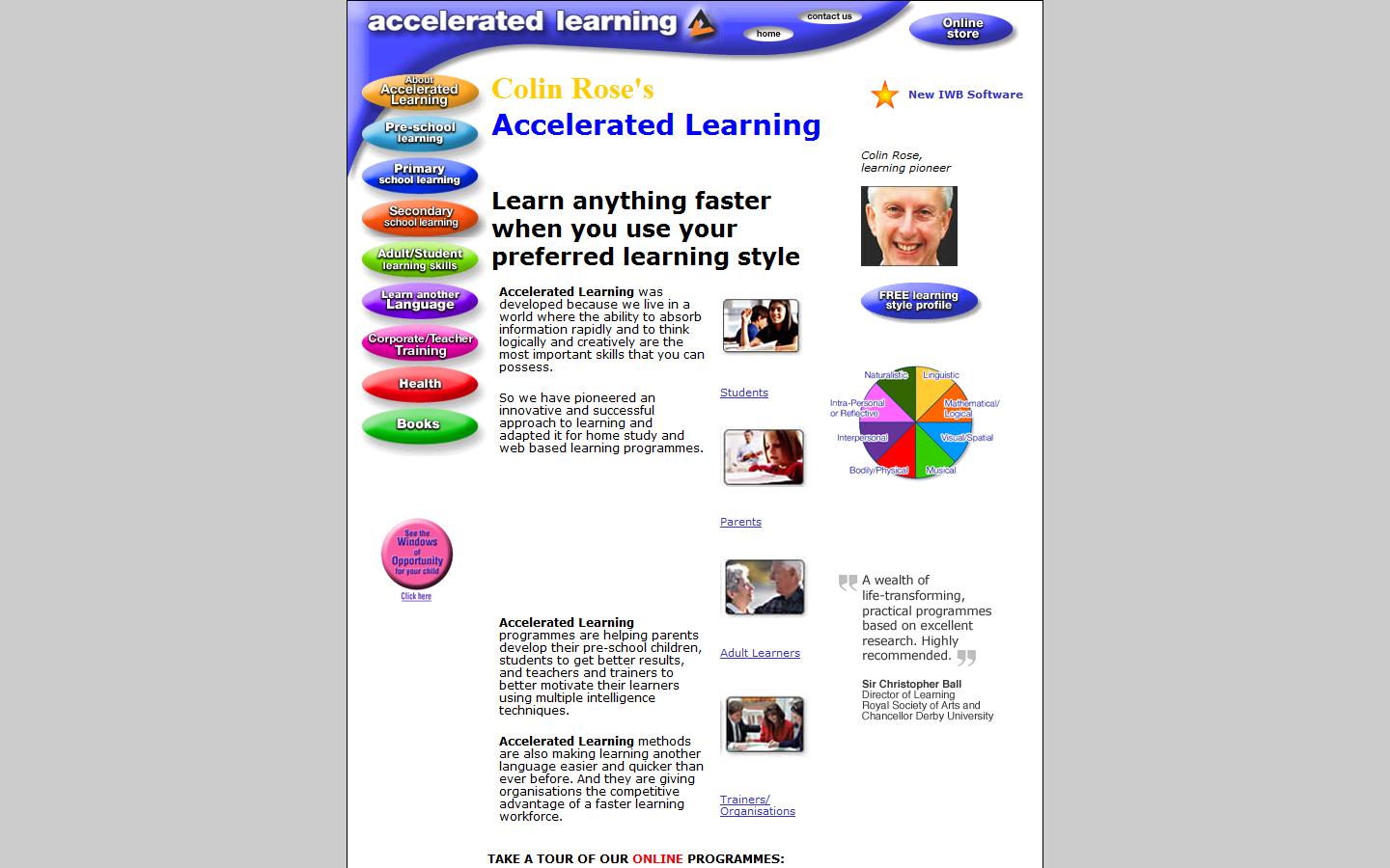 Accelerated Learning Systems Ltd Website