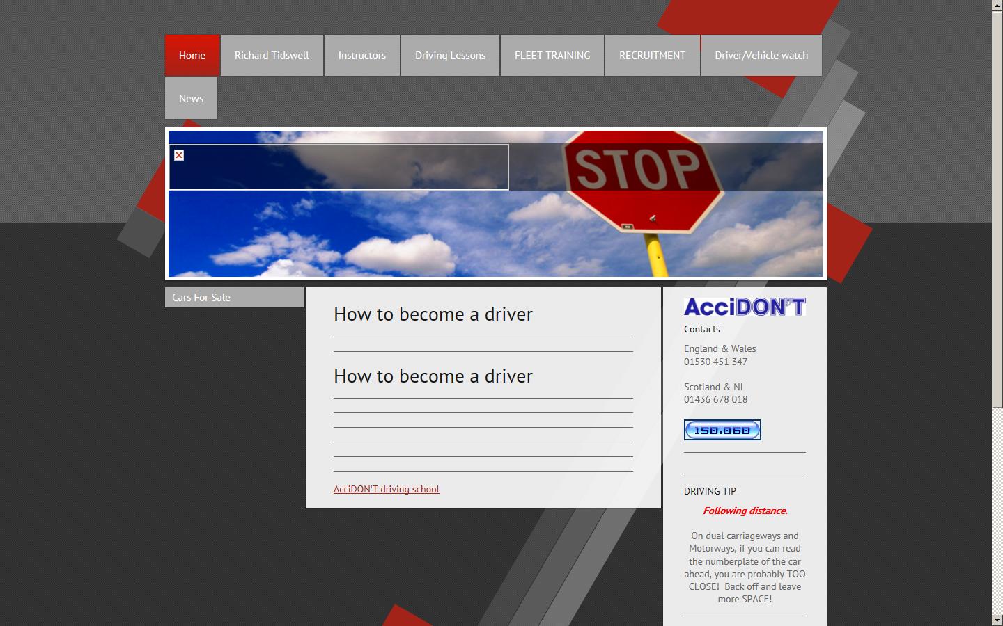 AcciDONT Ltd Website