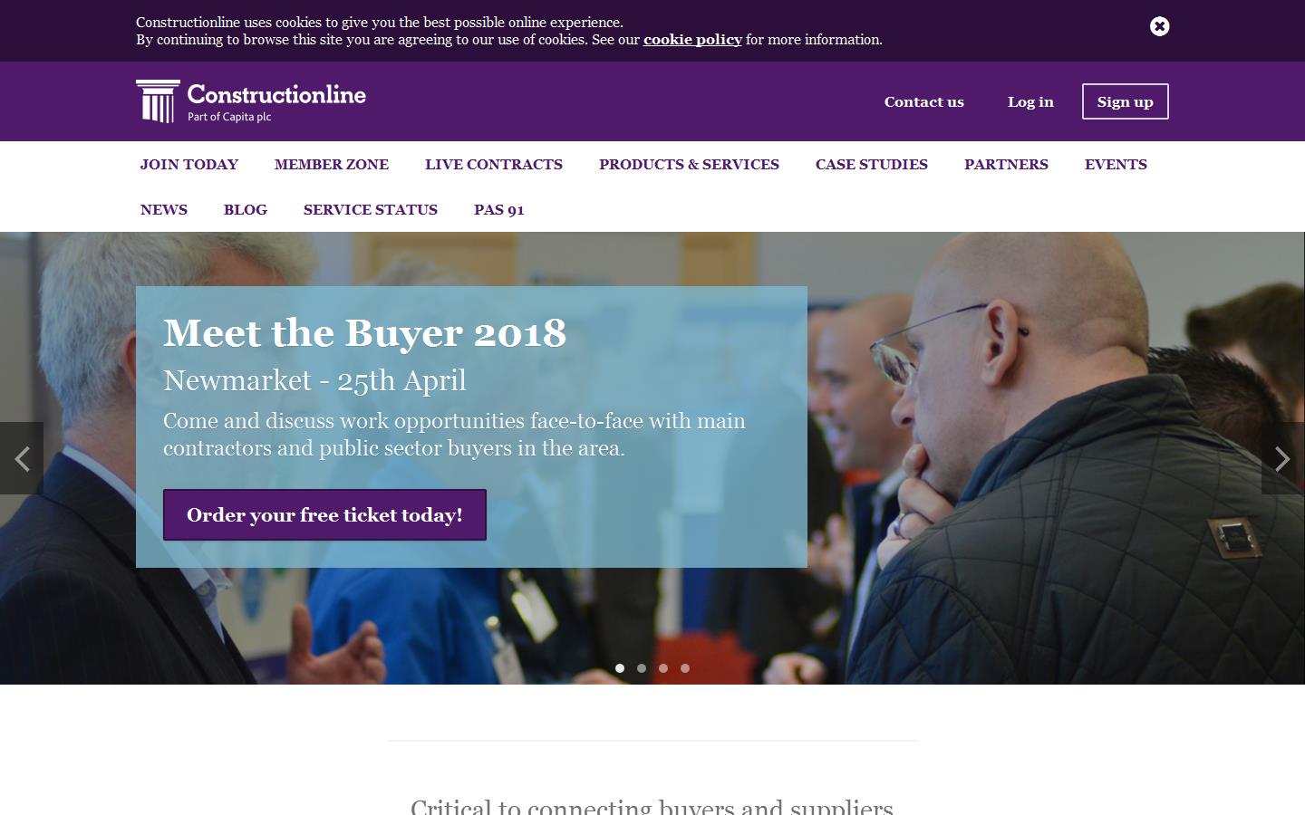 Constructionline Website