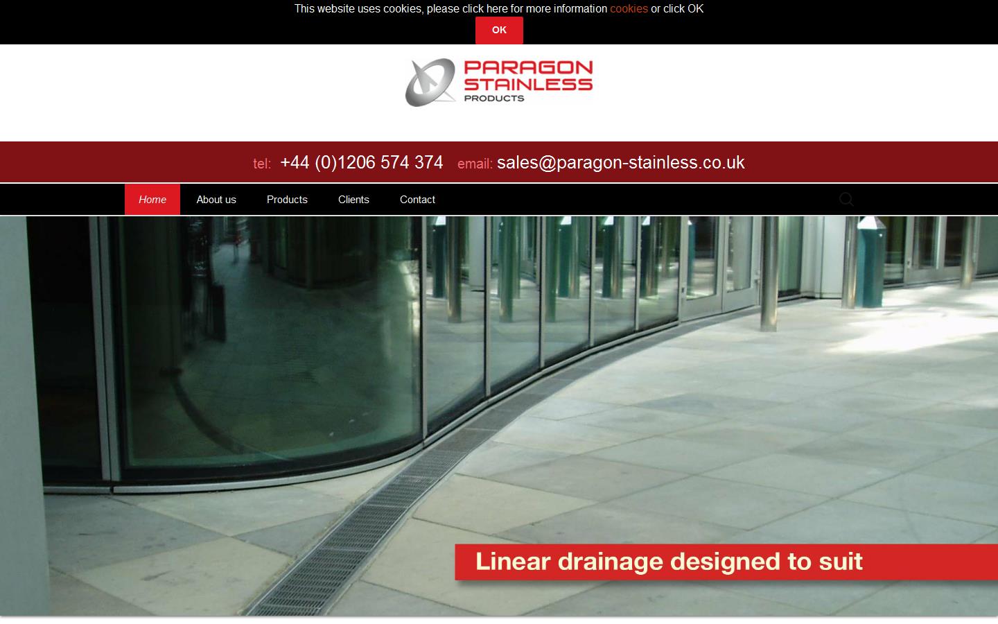 Paragon Stainless Products Website