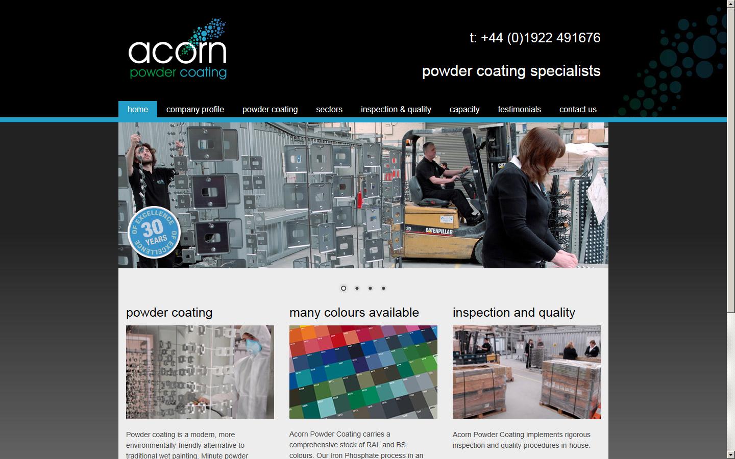 Acorn Services Ltd. Website