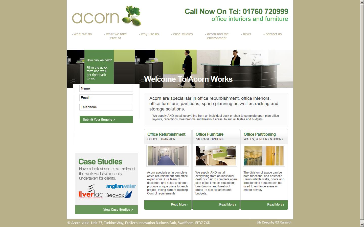Acorn Works Ltd Website