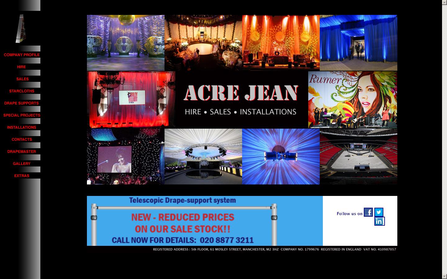 Acre Jean Ltd Website