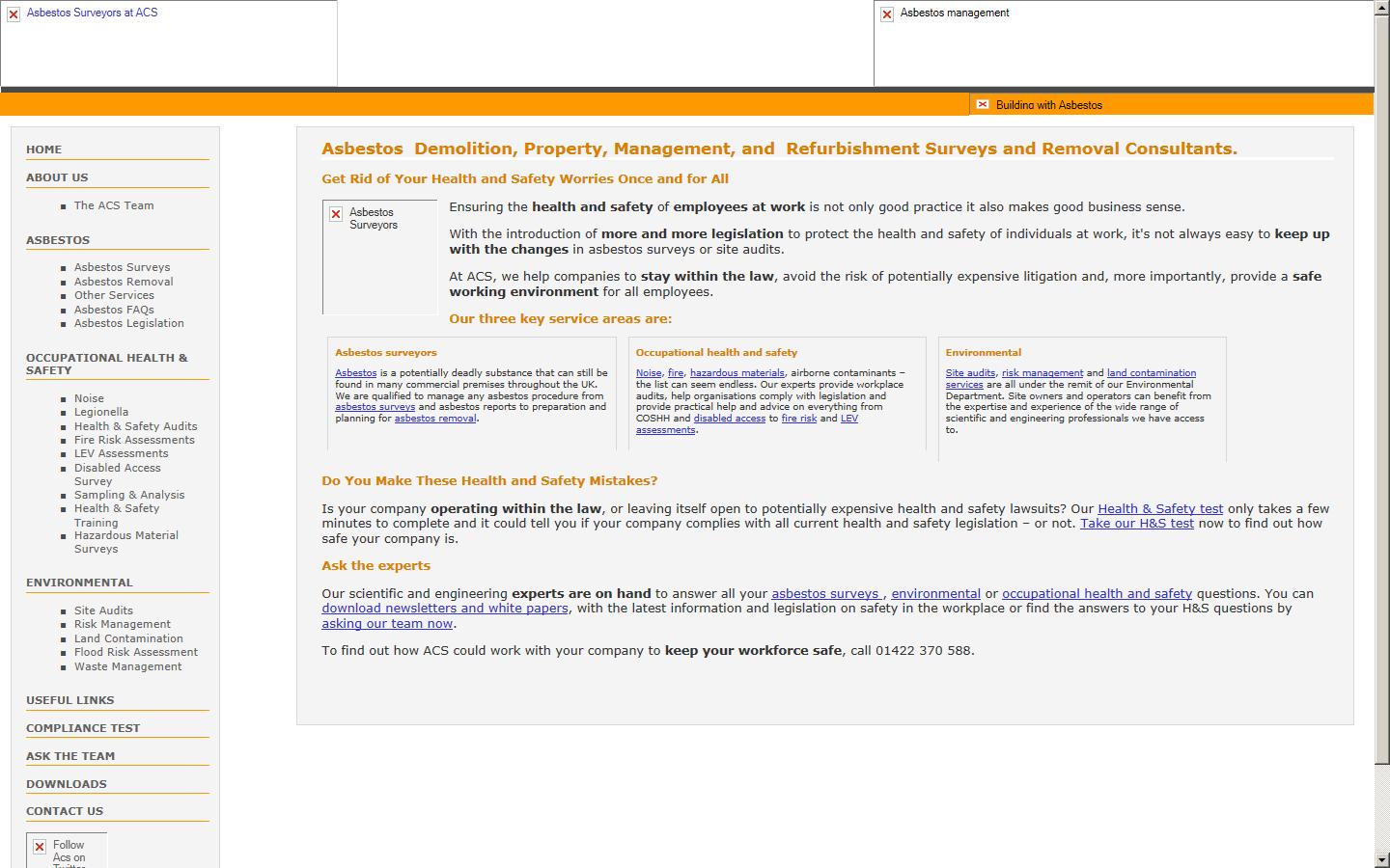 ACS Health Safety & Environment Website