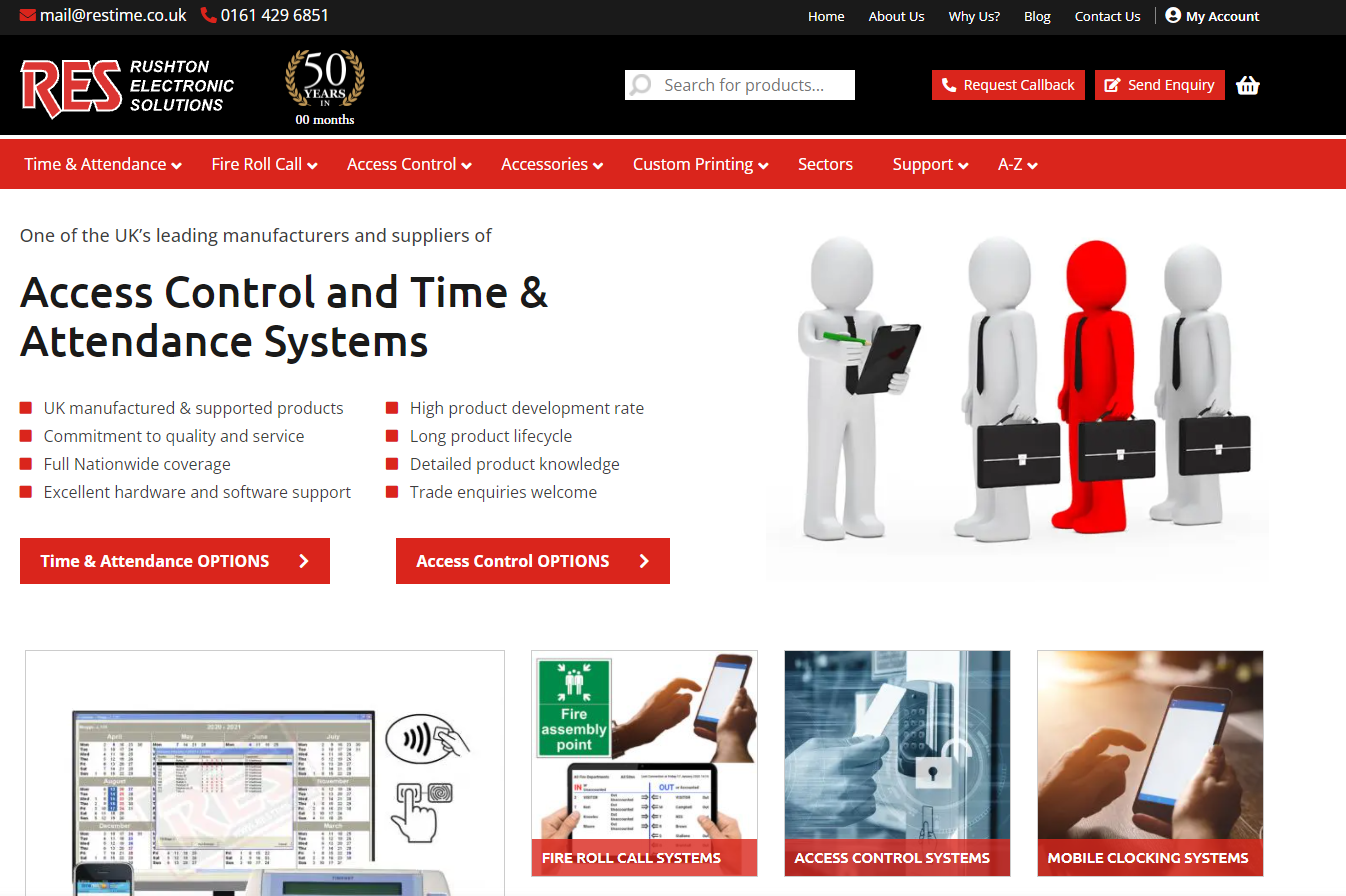 Rushton Electronic Solutions Ltd Website