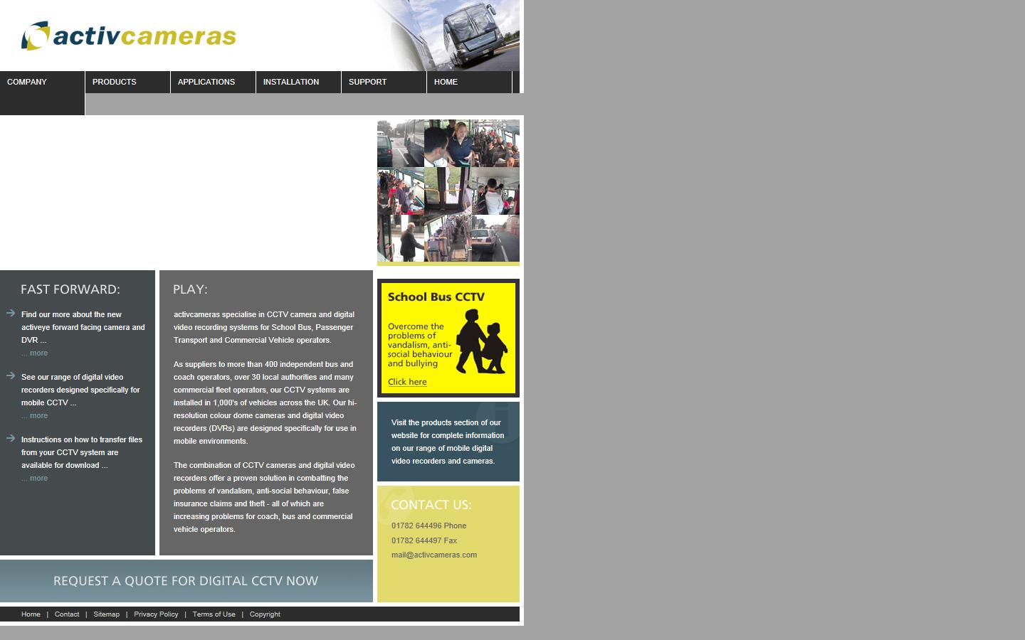 Activcameras Website