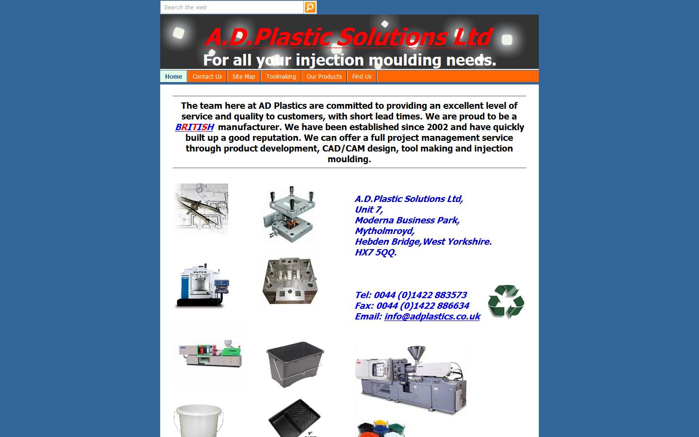 A.D.Plastic Solutions Ltd Website
