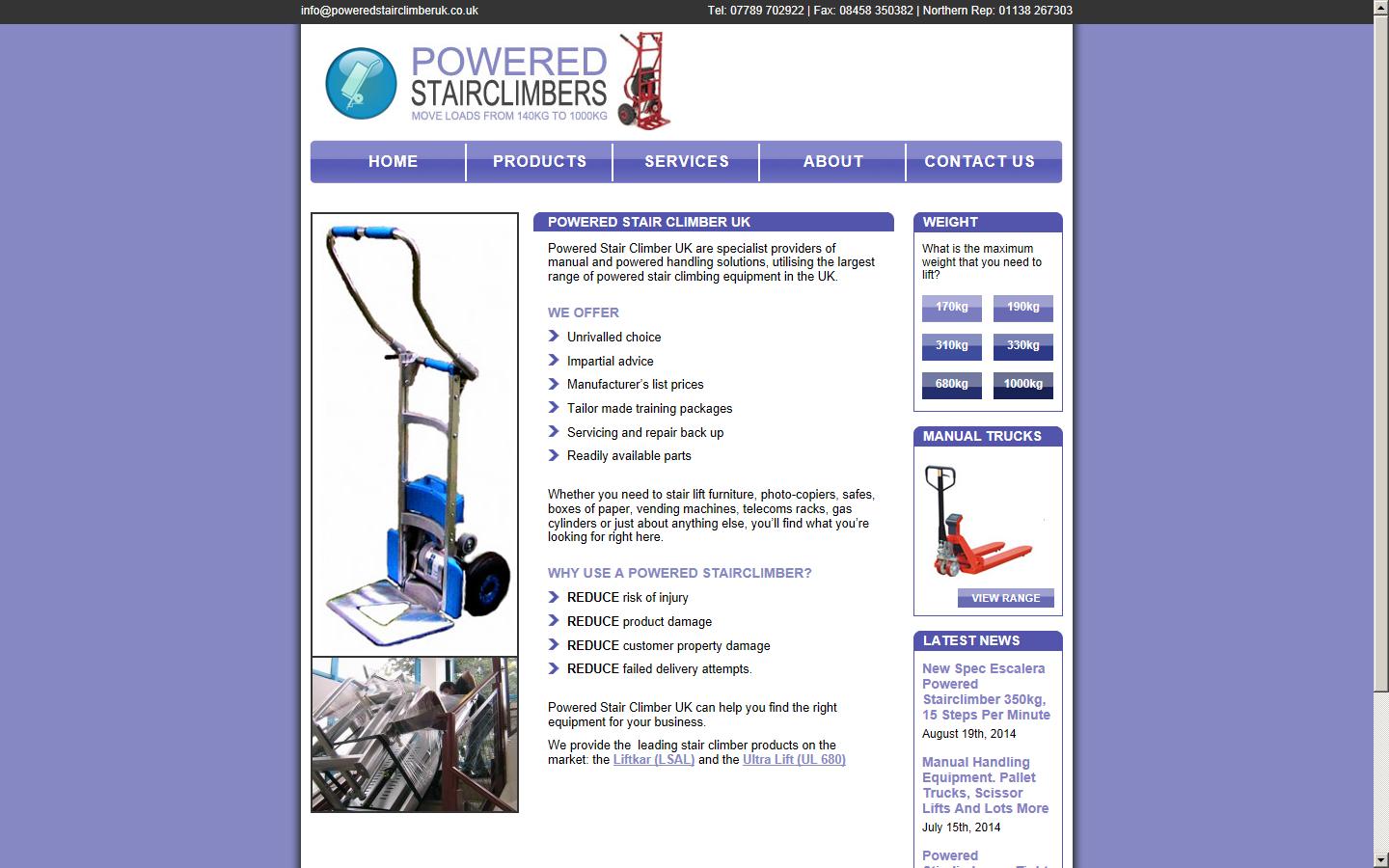 A D Handling Ltd Website