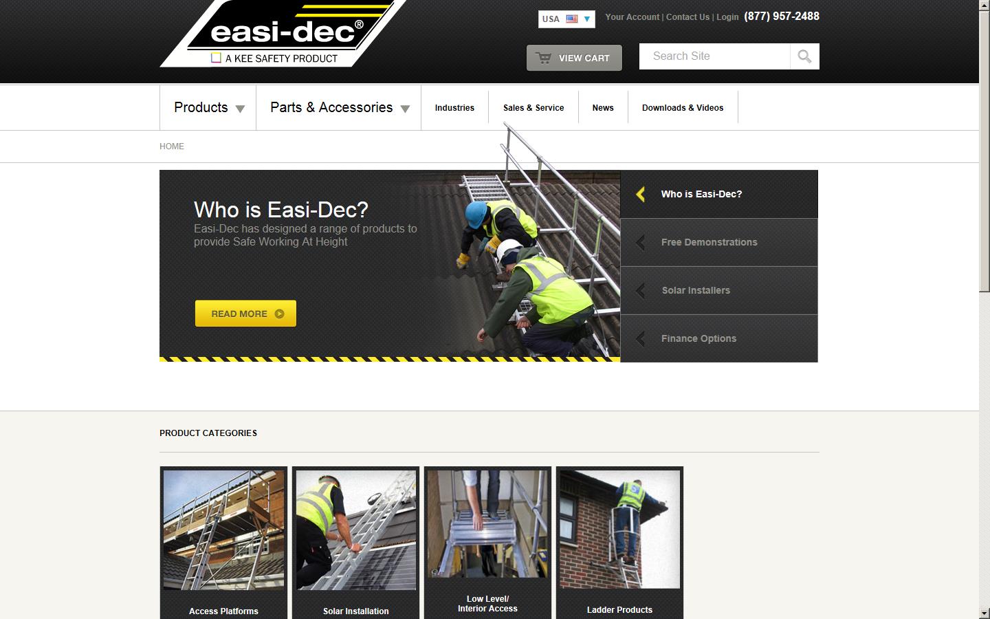 Easi-Dec Access Systems Website