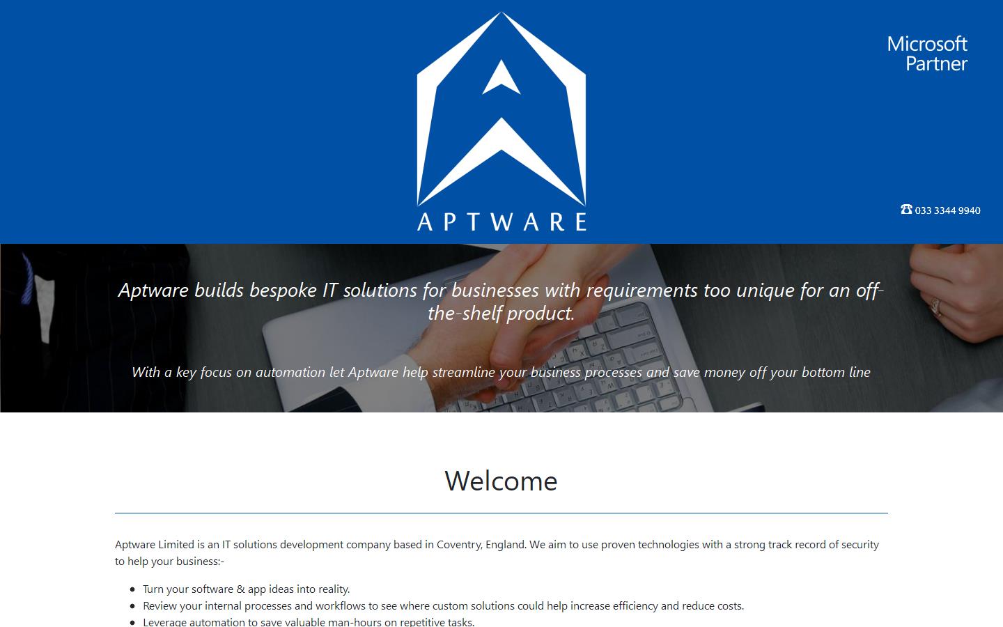 Aptware Website