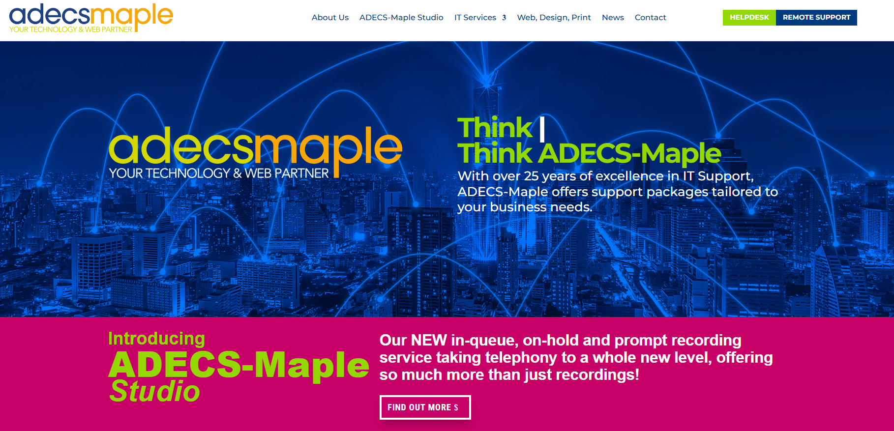 ADECS Ltd Website
