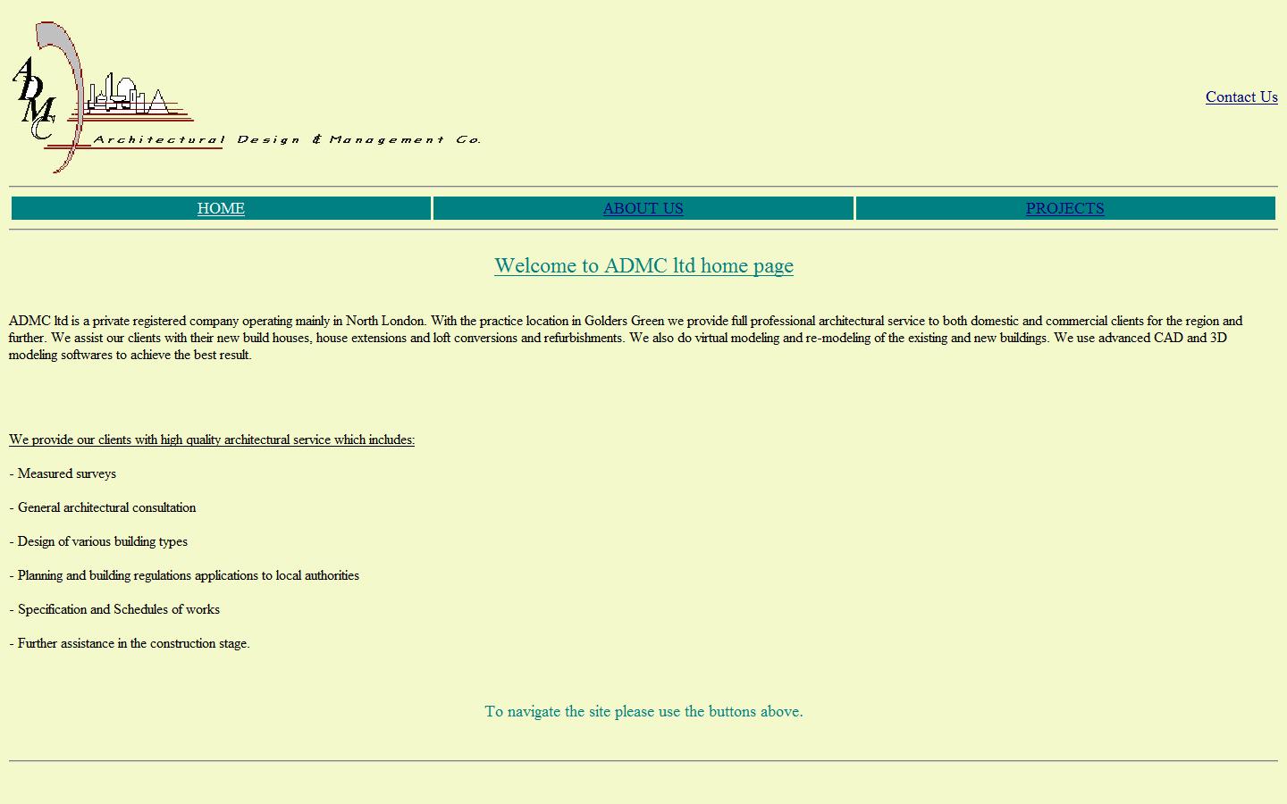ADMC ltd Website