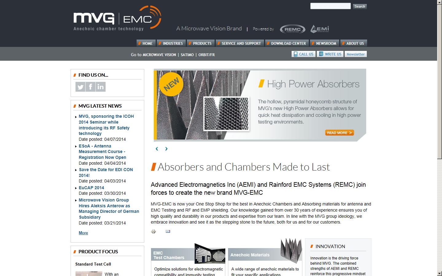 Rainford EMC Systems Website