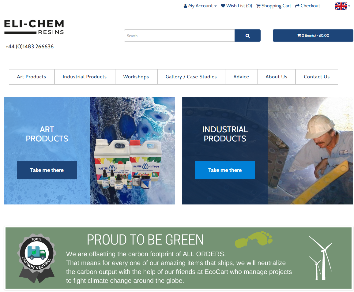 Eli-Chem Resins Website