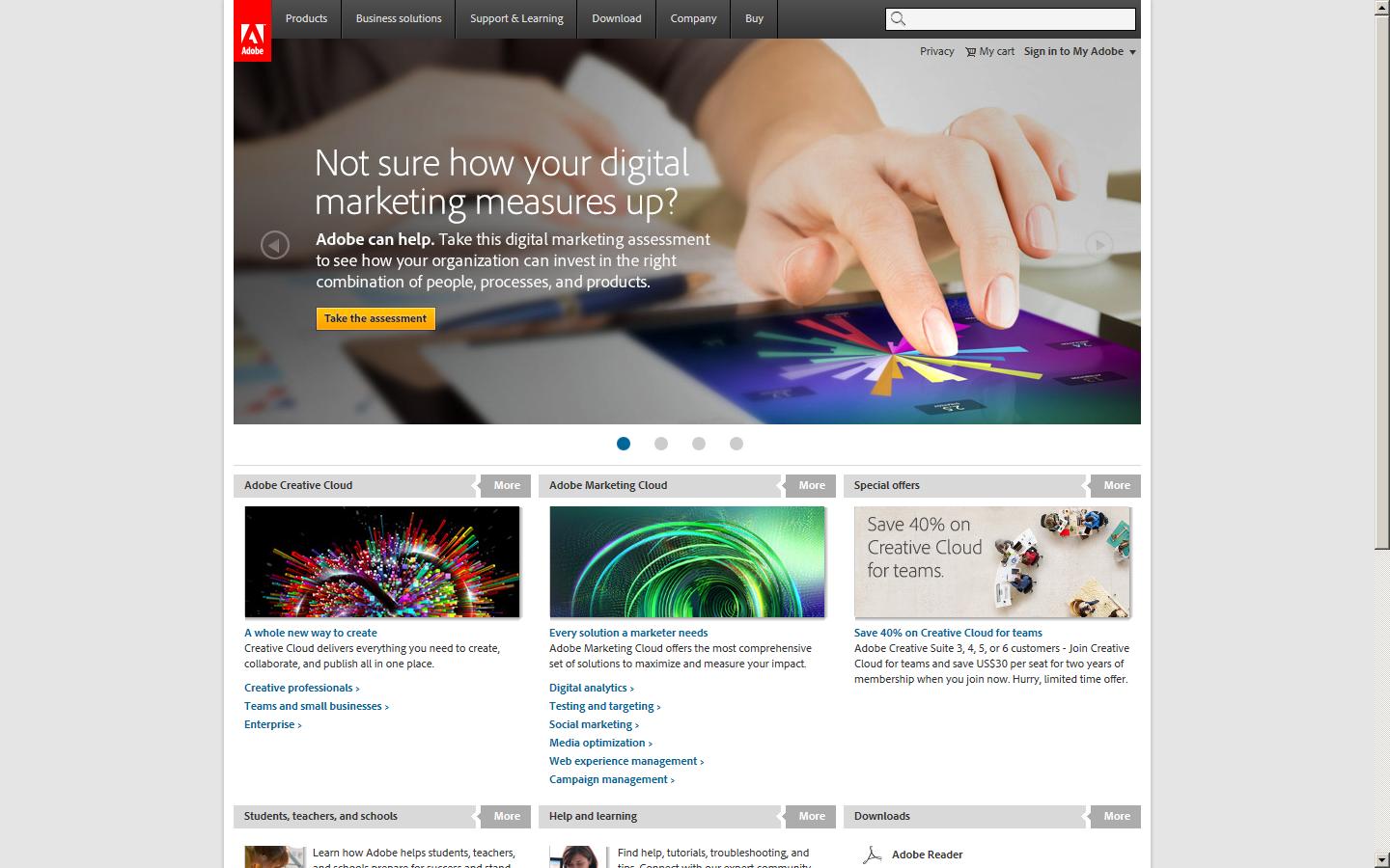 Adobe Systems Europe Ltd Website