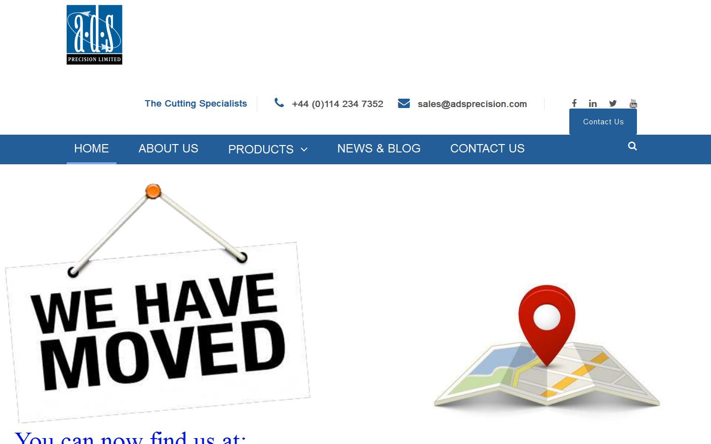 ADS Precision Ltd Website