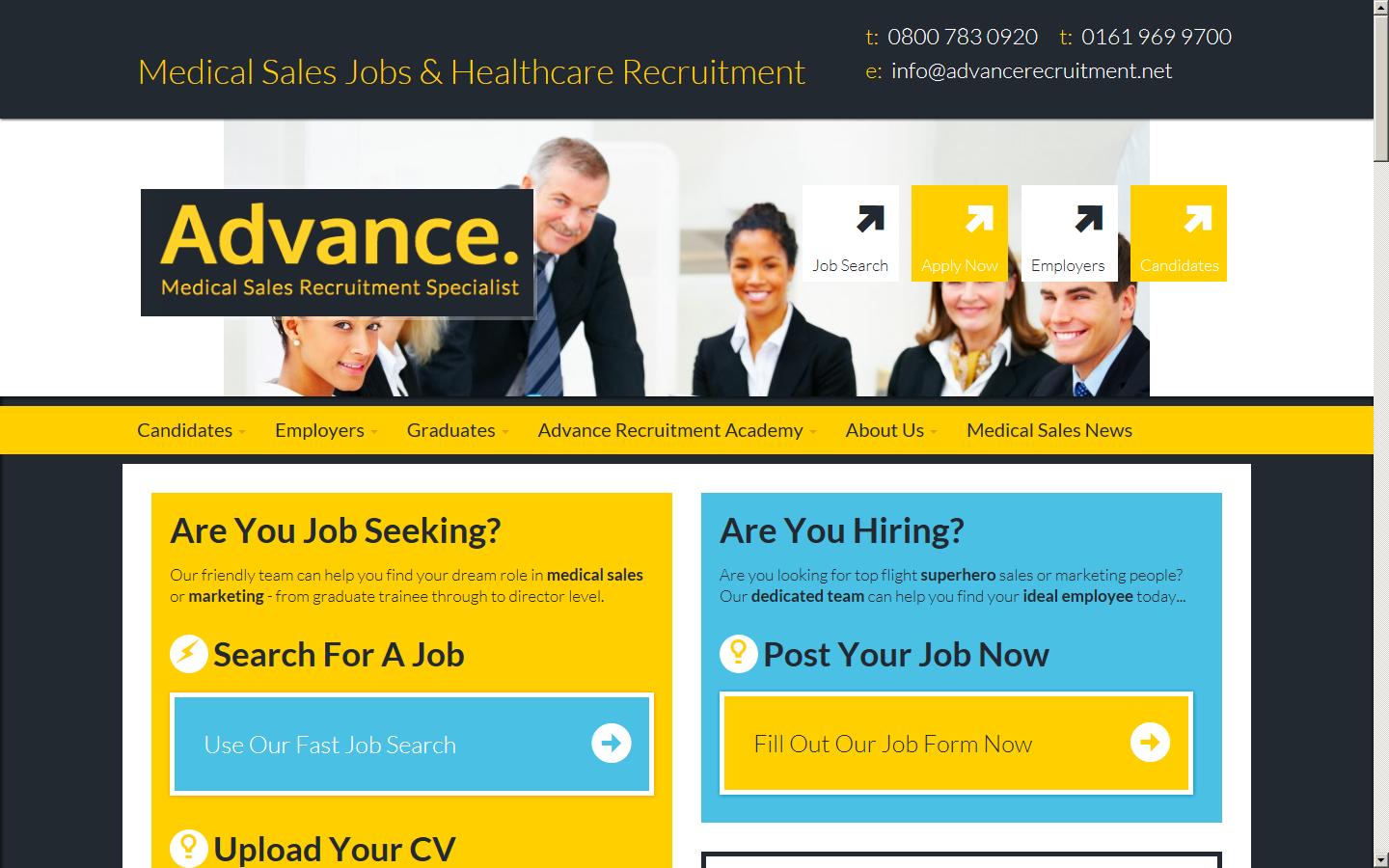 Advance Recruitment Website