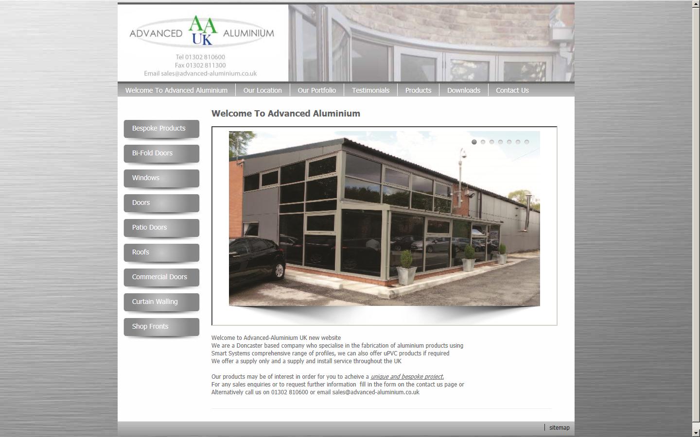 Advanced Aluminium UK Website