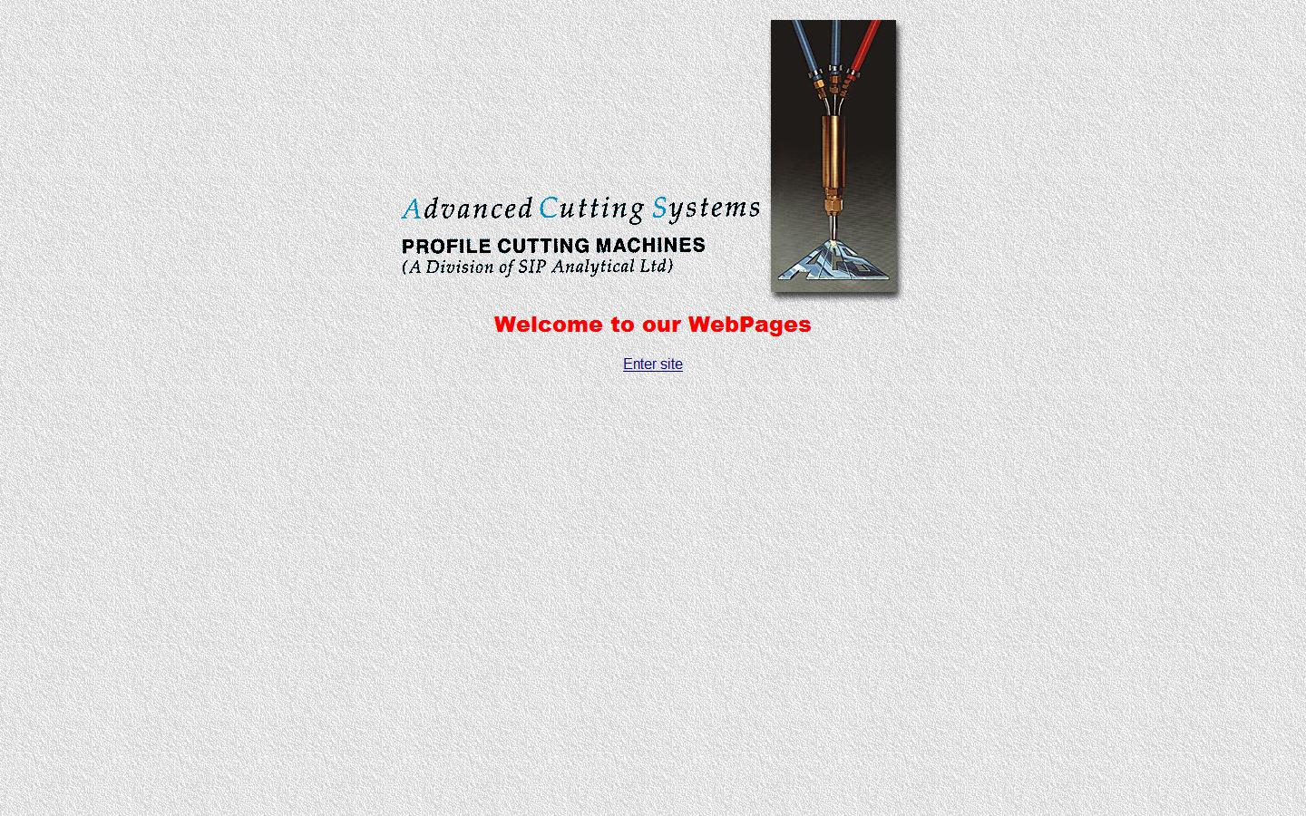 Advanced Cutting Systems Website
