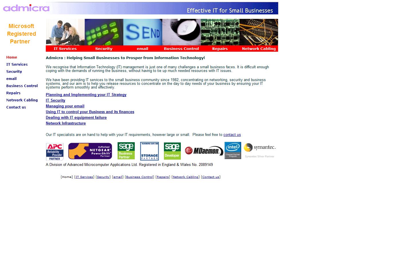 Advanced Microcomputer Applications Ltd Website