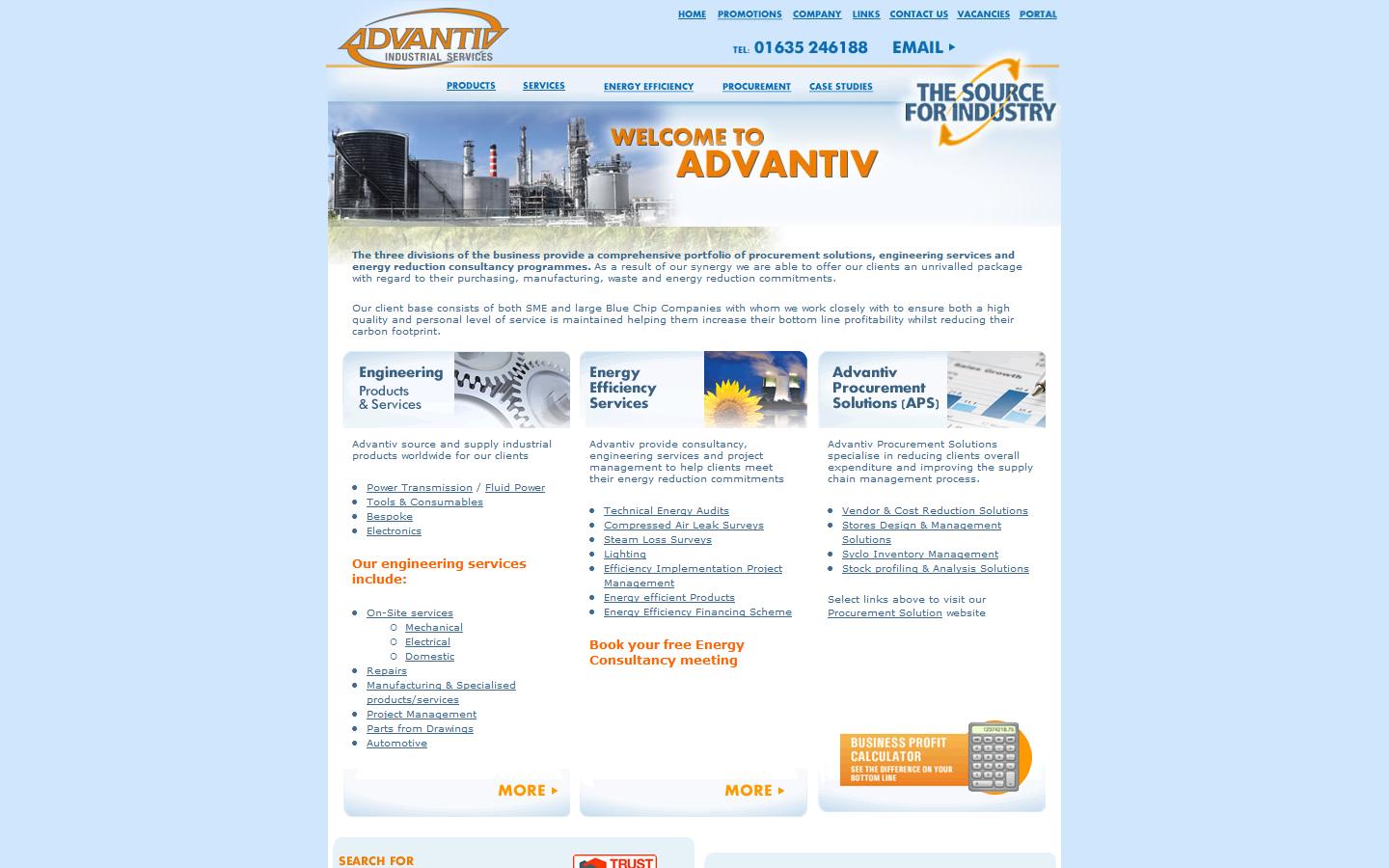 Advantiv Ltd Website