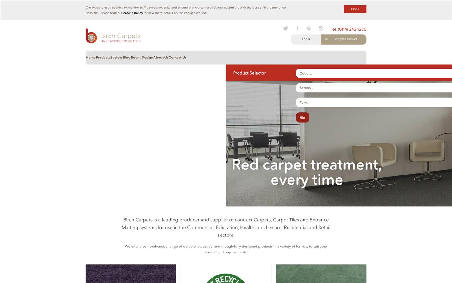 Birch Carpets Website