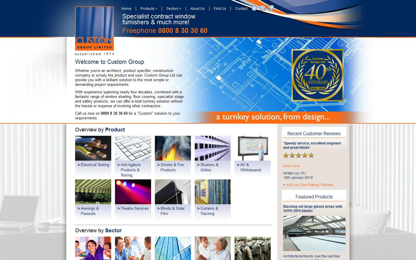 Custom Group Website