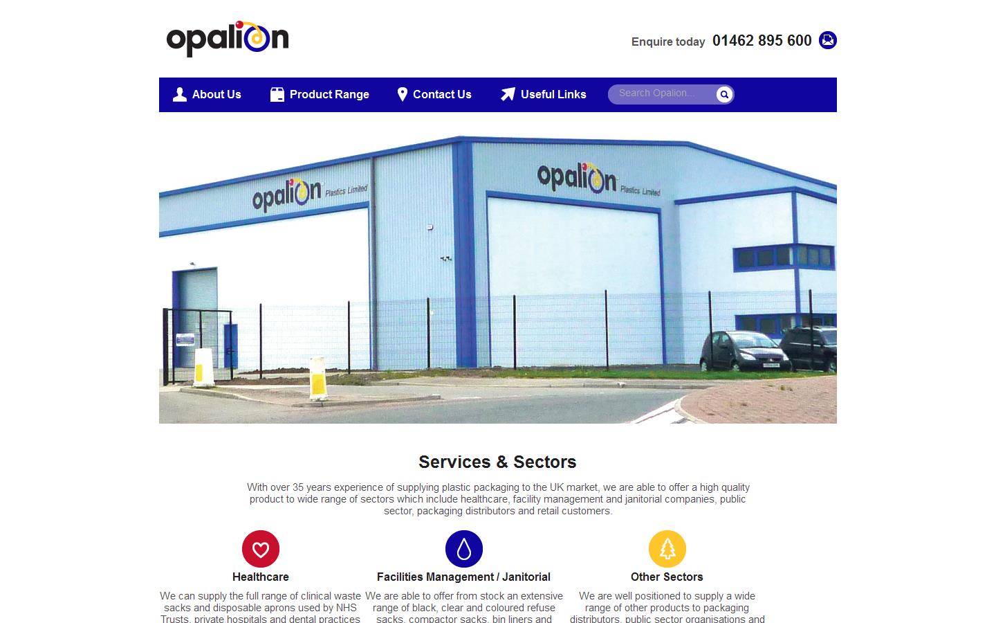 Opalion Plastics Website