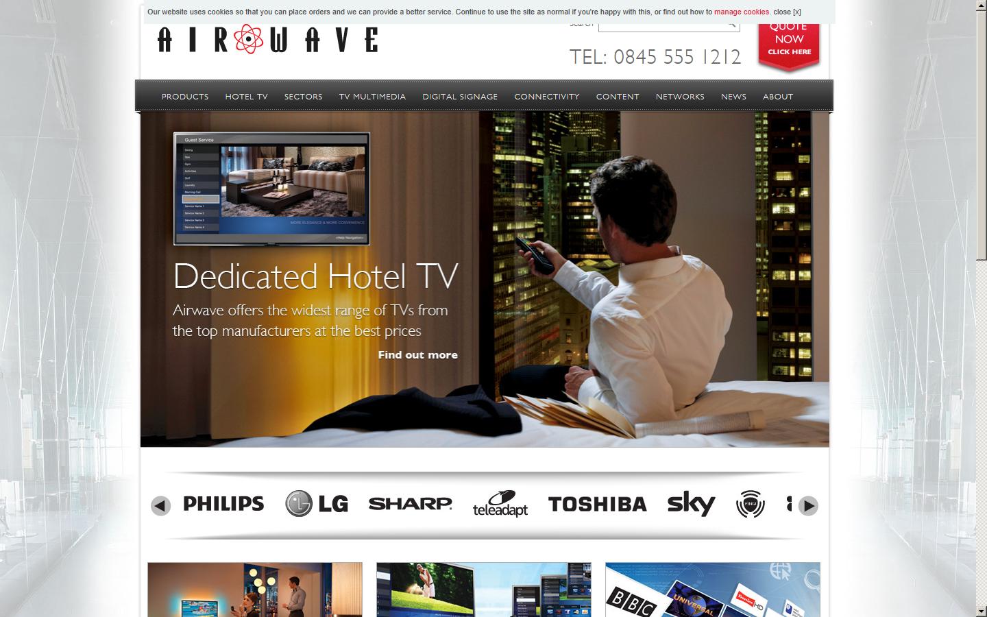 Airwave Europe Ltd Website