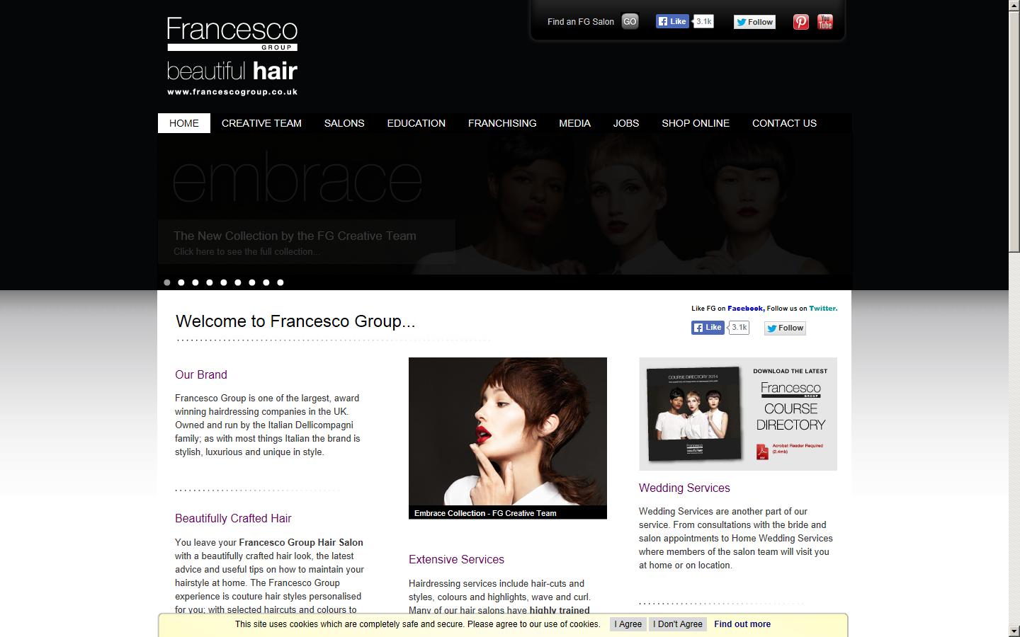 Francesco Group Academy Website