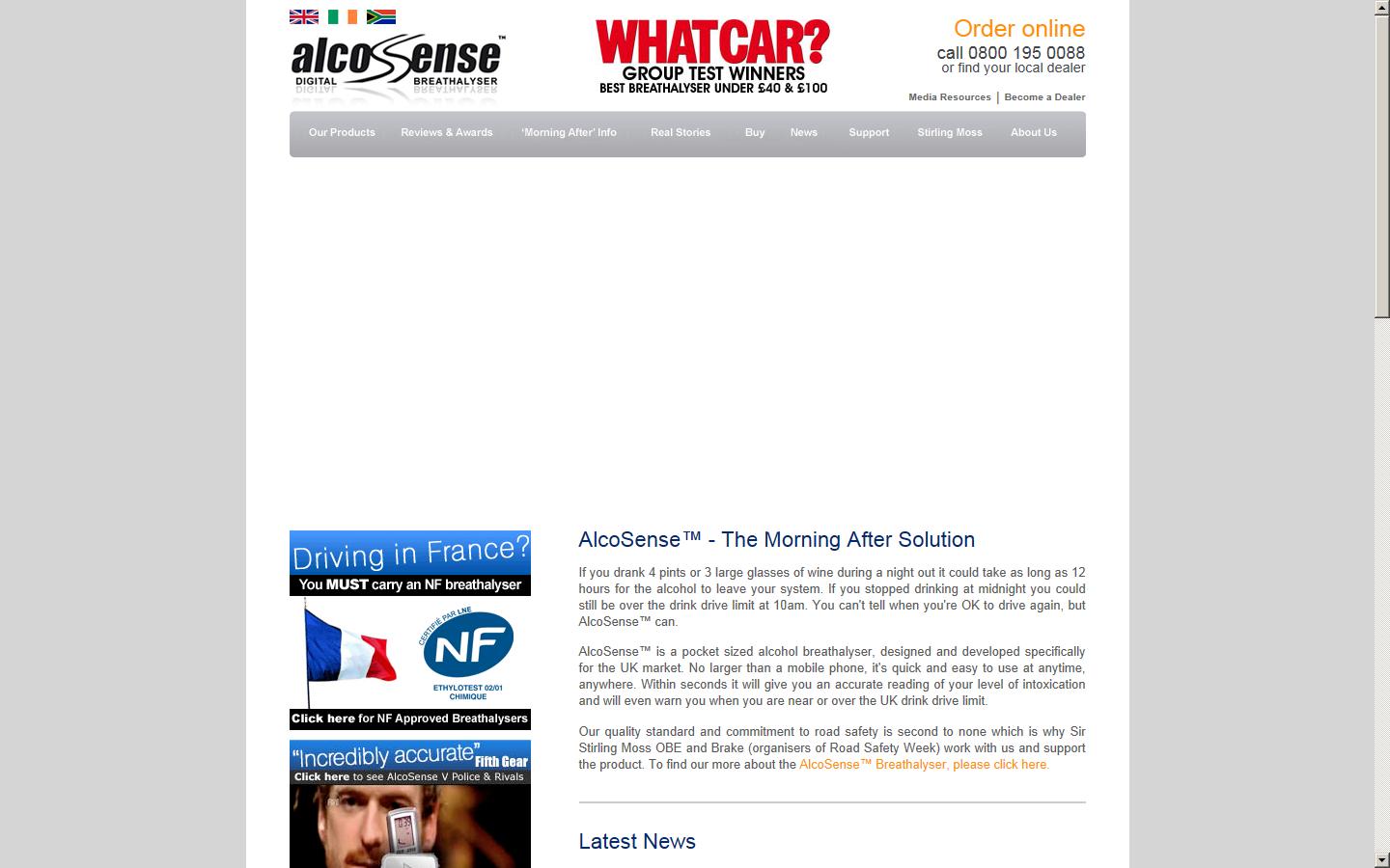 AlcoSense - Maidenhead Website